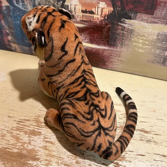 Bengal Tiger Plush Stuffed Animal Toy - Picture 4 of 9
